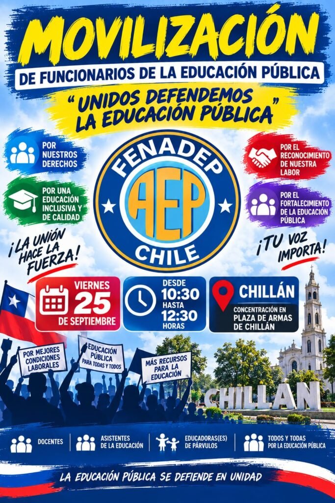 FENADEP DECLARA ESTADO DE ALERTA Y CONVOCA A MOVILIZACIÓN NACIONAL EN DEFENSA DEL PRESUPUESTO DE EDUCACIÓN 2027.